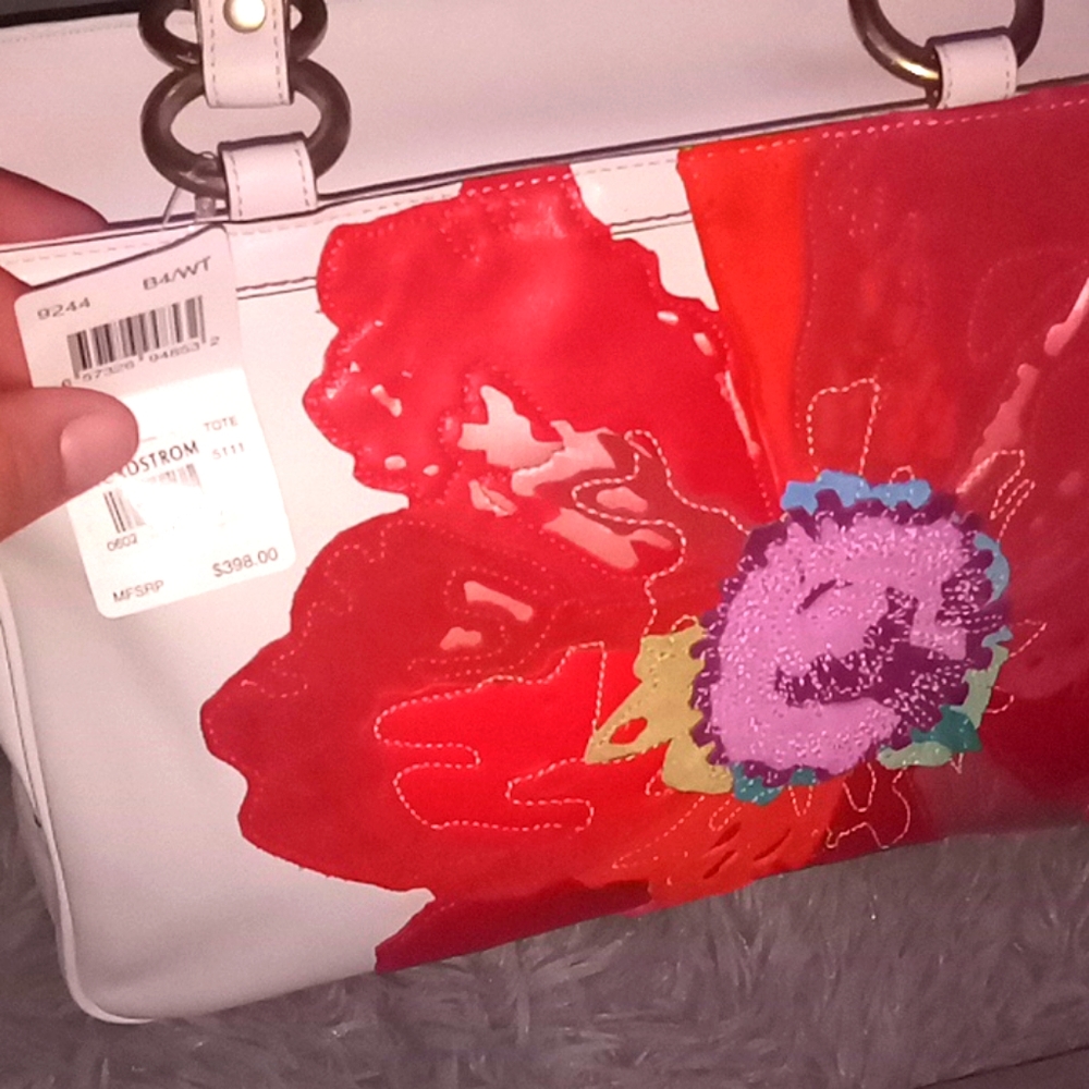 Coach LTD Ed. Poppy for Peace Gallery Tote